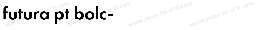 futura pt bolc字体转换